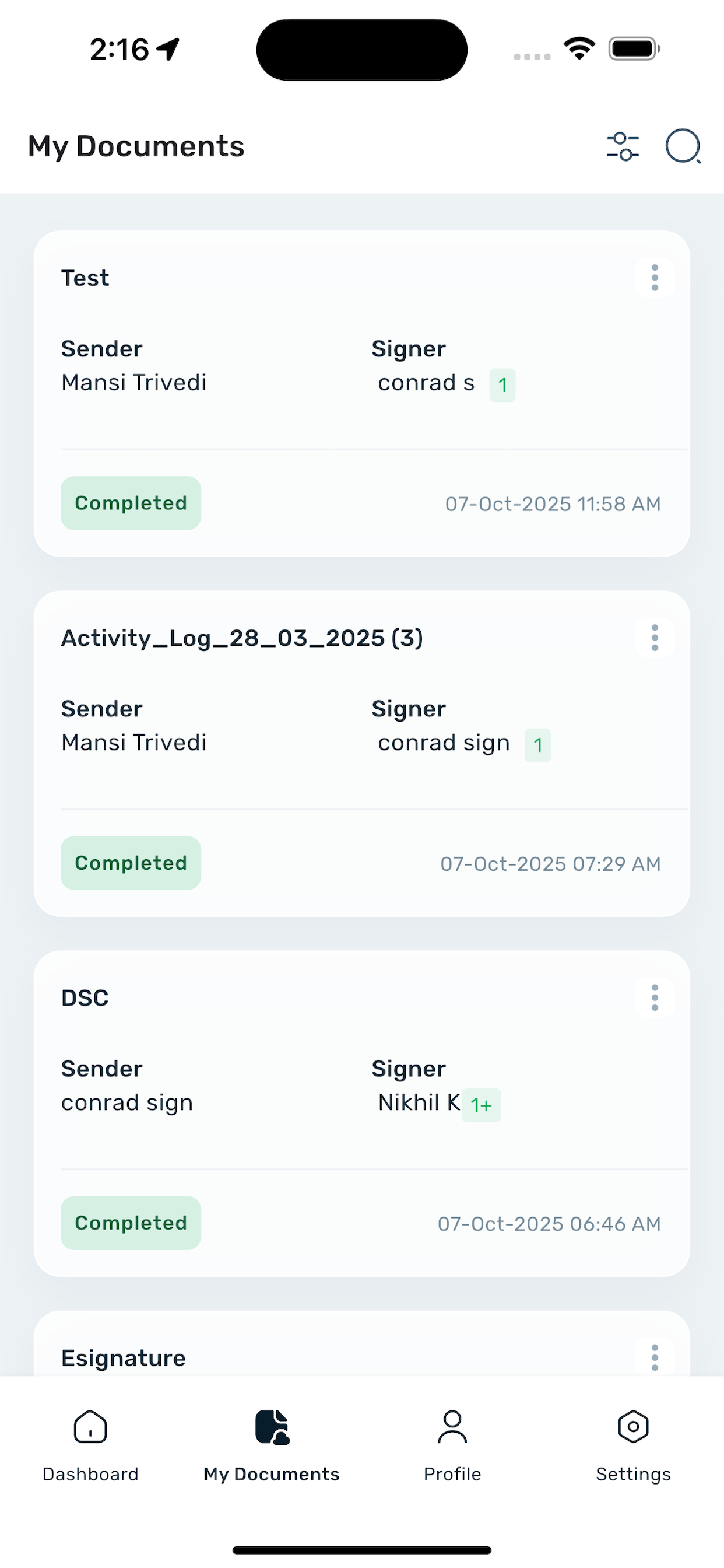 Cygnature eSign