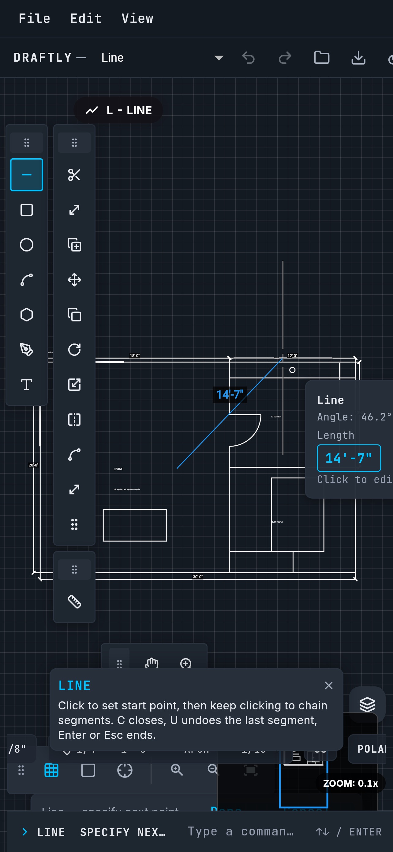 Screenshot 5 of Draftly CAD