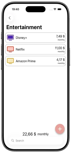Subs-Tracker screenshot 3