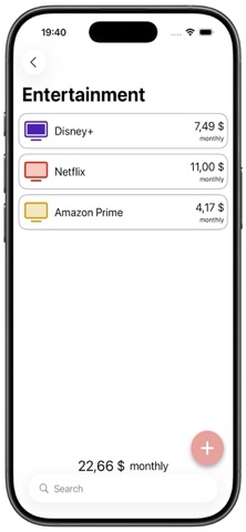 Subs-Tracker screenshot