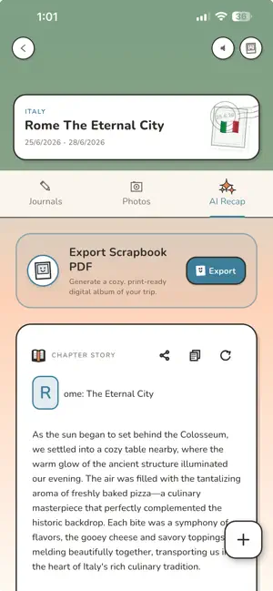 Journily: Travel Scrapbook screenshot 4