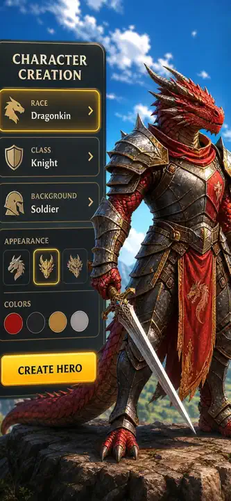 Neverend: AI DnD RPG Games screenshot 1