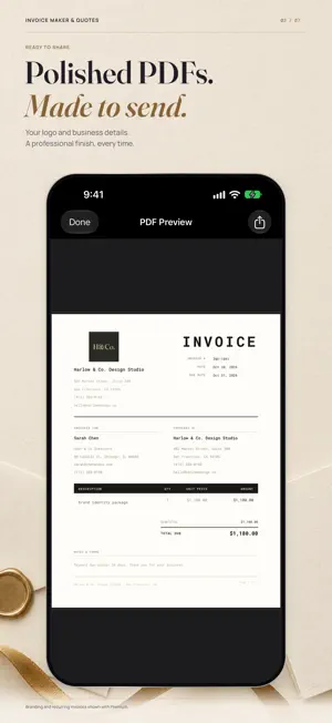 Invoice Maker & Quotes screenshot 3