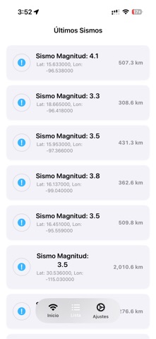 SASNO - Alerta Sísmica iPhone screenshot 4