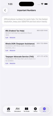 Illinois Tax Guide screenshot