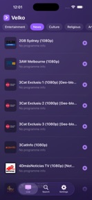Velko: IPTV Player & TV Guide screenshot