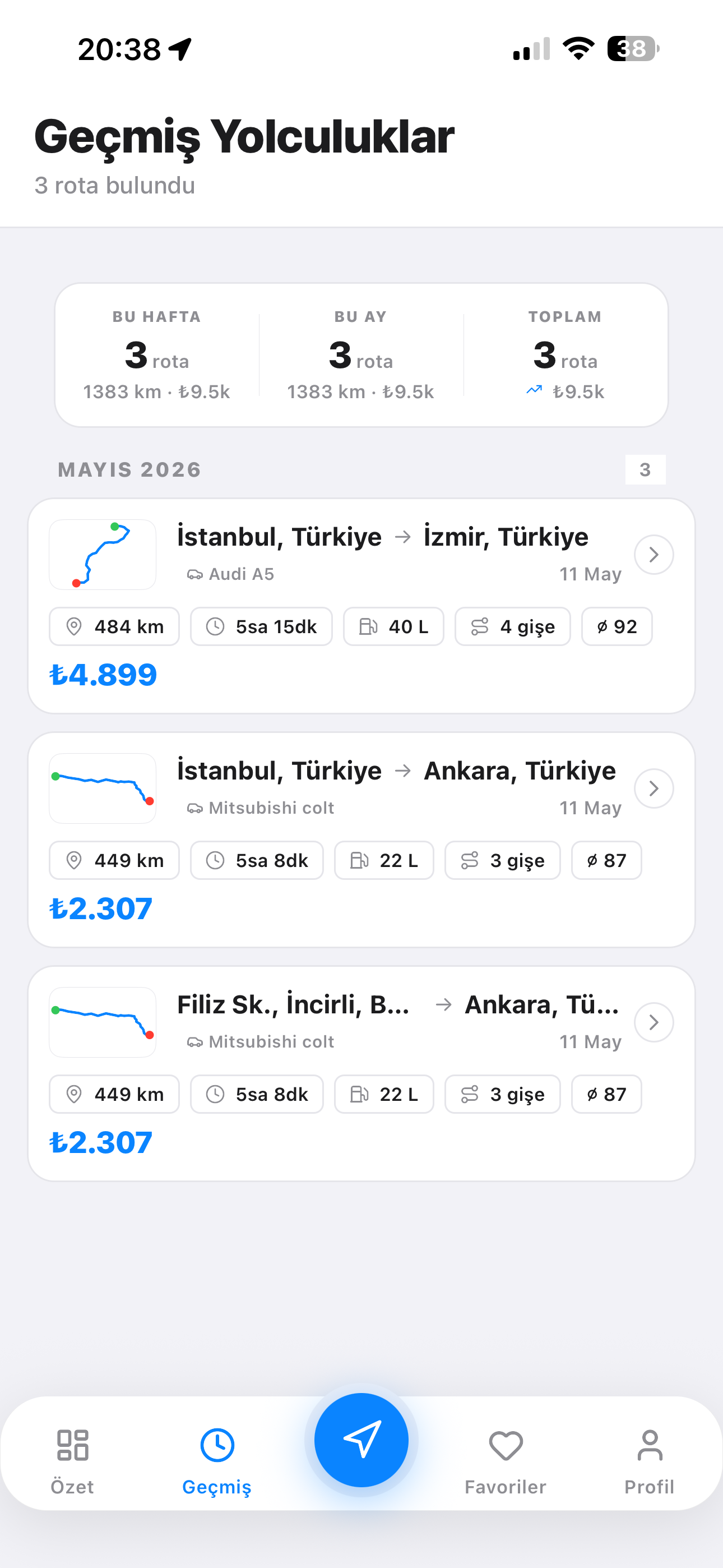 Yol Hesabı