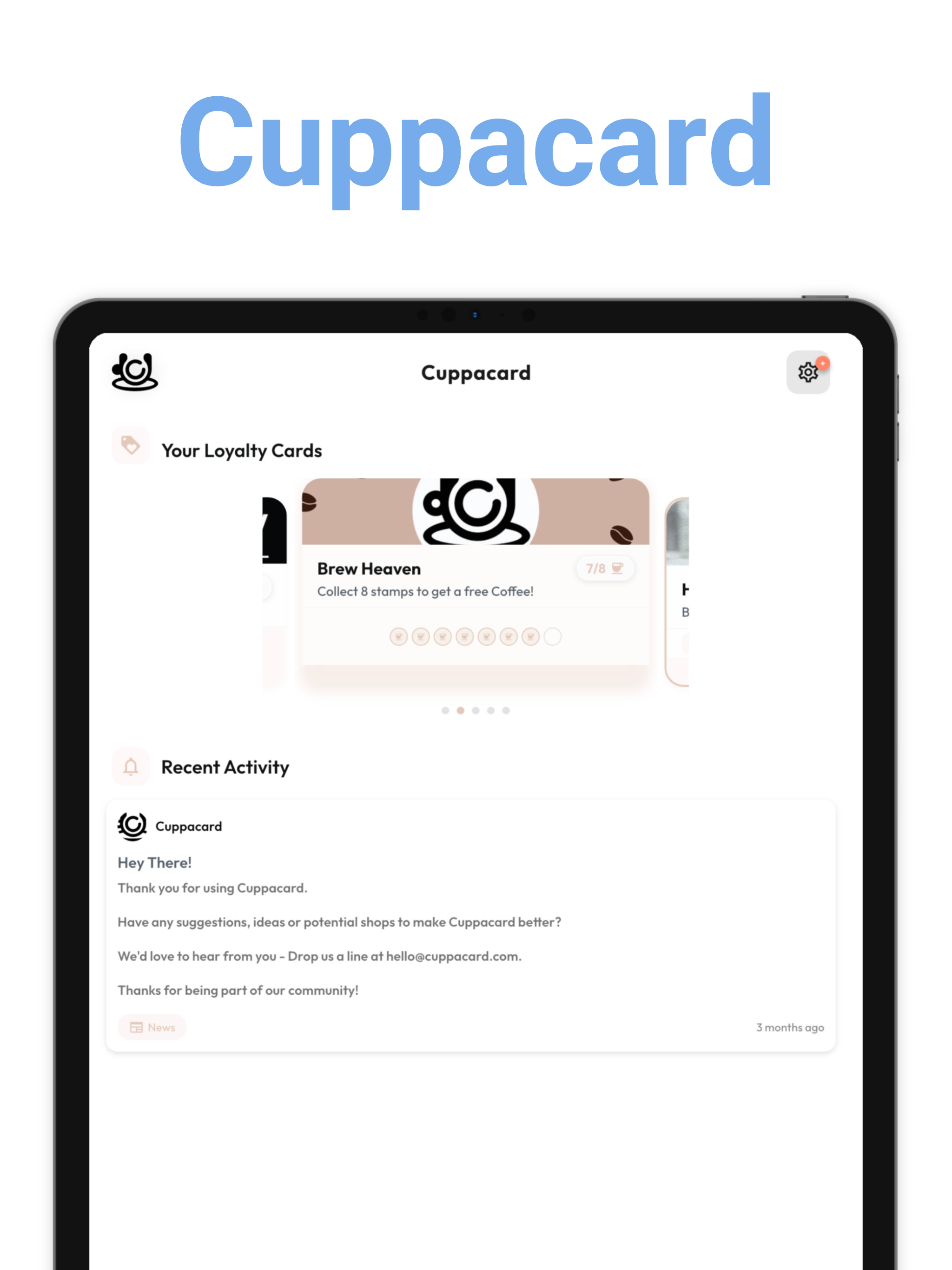 Cuppacard screenshot 5