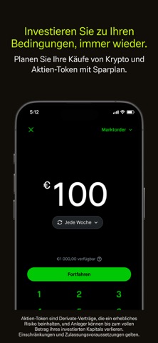 Robinhood: Krypto; 5% Euro screenshot