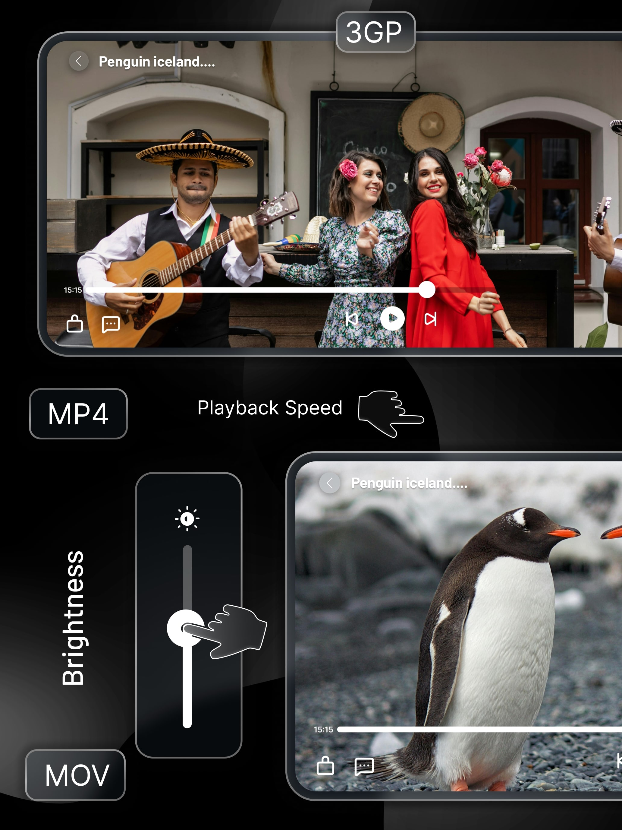 Glass Video Player