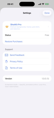 ShotKit: Screenshot Studio iPhone screenshot