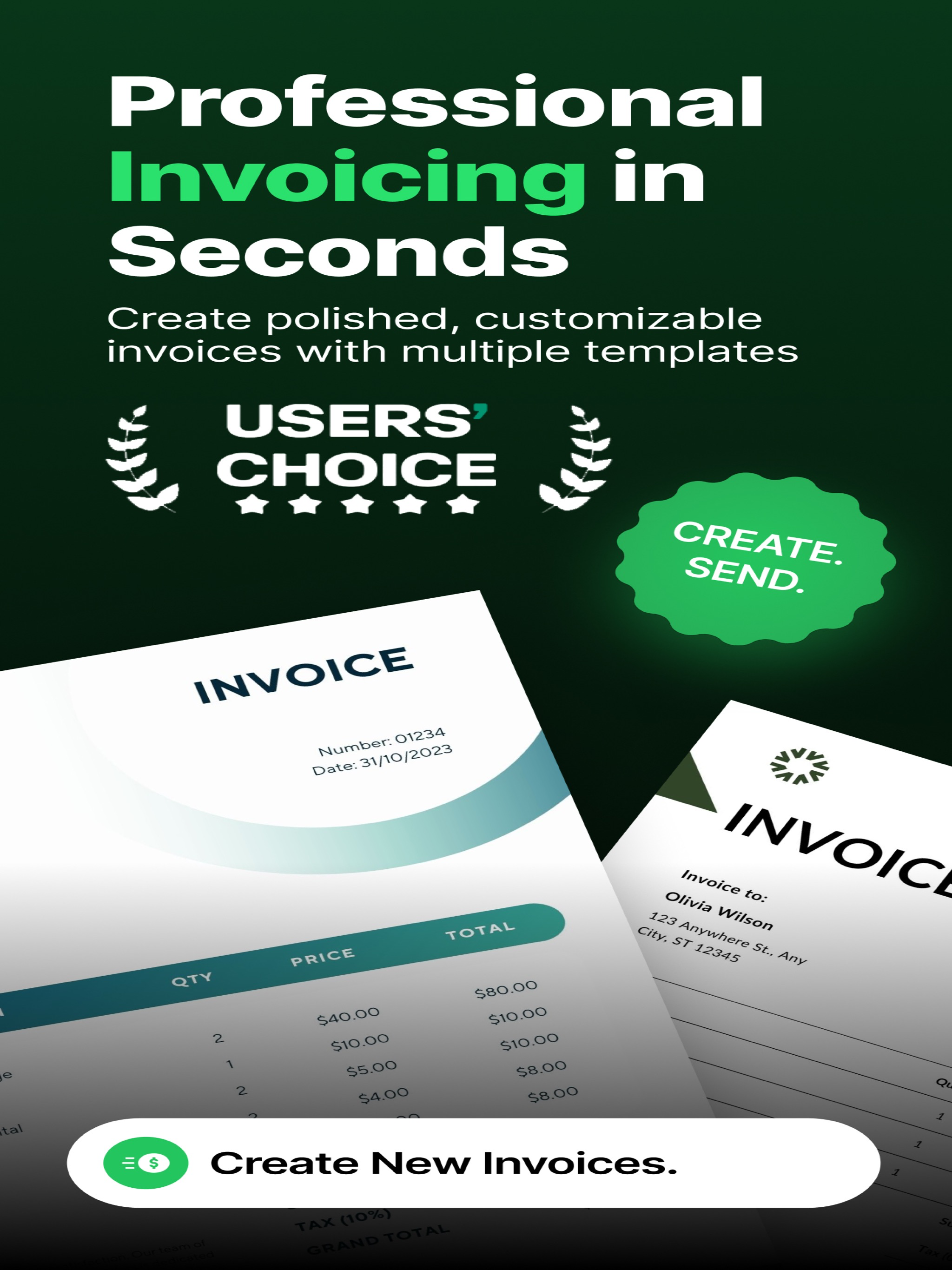 Invoicerate: Invoice Maker