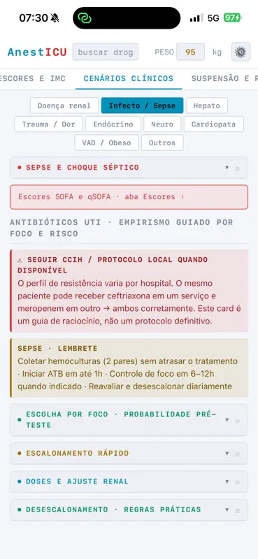 AnestICU: Referência Rápida screenshot 8 of 10