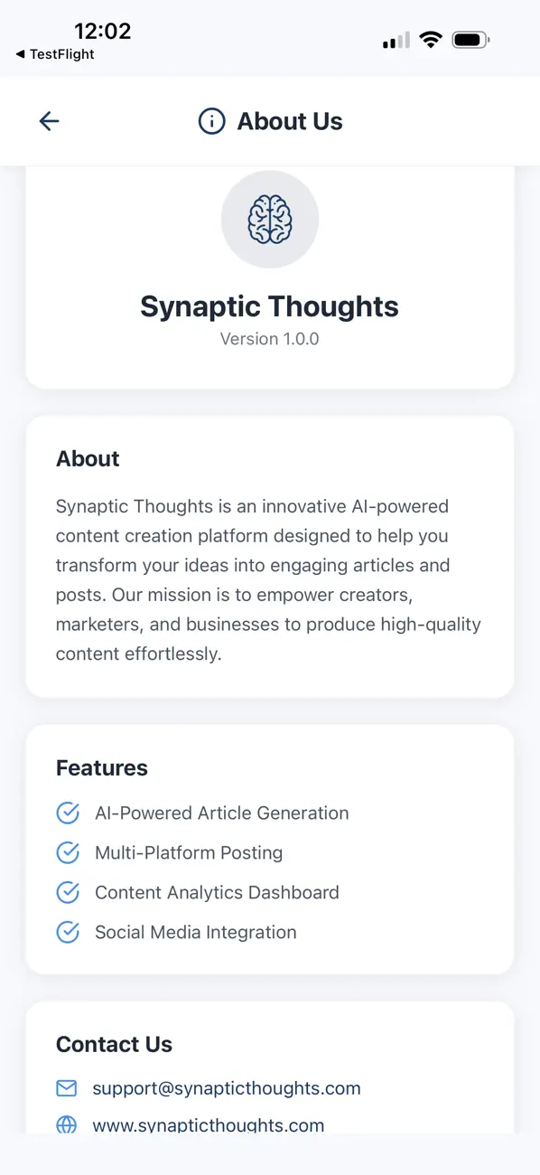 #3. Synaptic Thoughts (iOS) 게시자: PHONICLY AI LLC