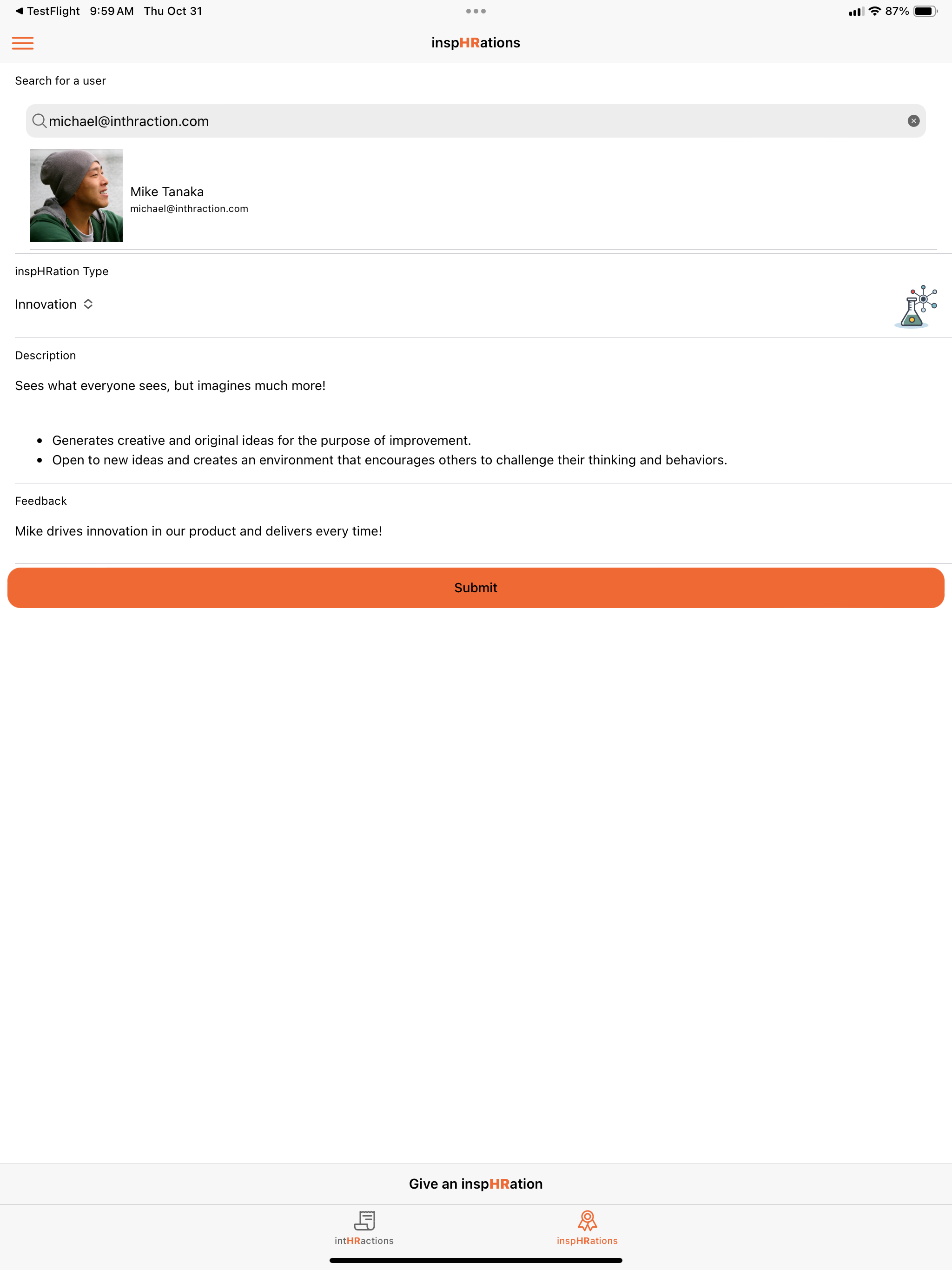 intHRaction screenshot 9