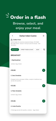 Darbar Indian Cuisine Dublin iPhone screenshot