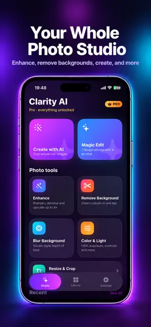 Clarity: AI Photo Editor screenshot 4