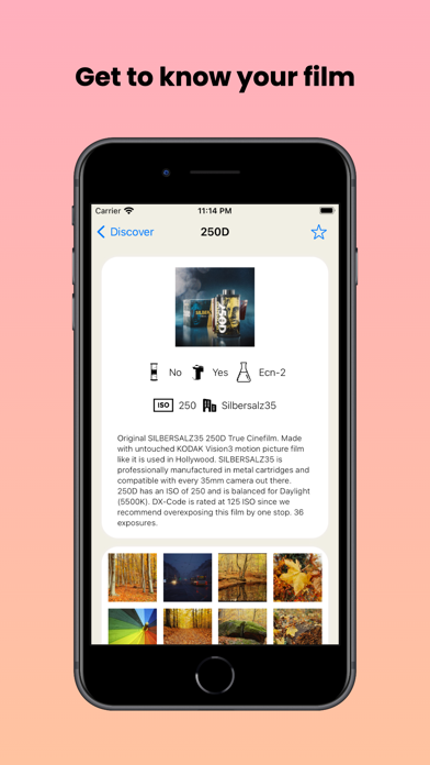 Filmfolio: Log & Light Meter Screenshot