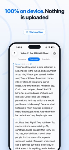 Sada: Transcribe & Summarize Screenshot 6 of 9