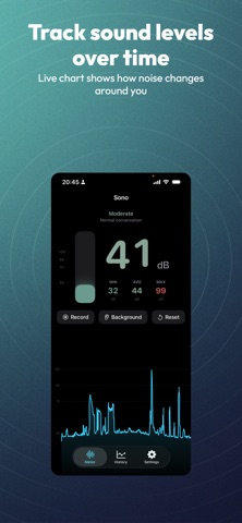 Sono Decibel Noise Meter screenshot