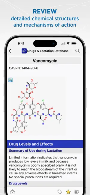 Drugs and Lactation (LactMed®) screenshot 2