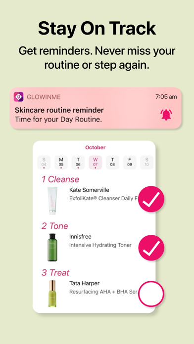 GlowinMe: Beauty Tracker Screenshot