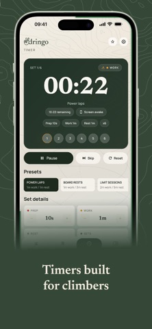 Dringo Climbing Journal iPhone screenshot