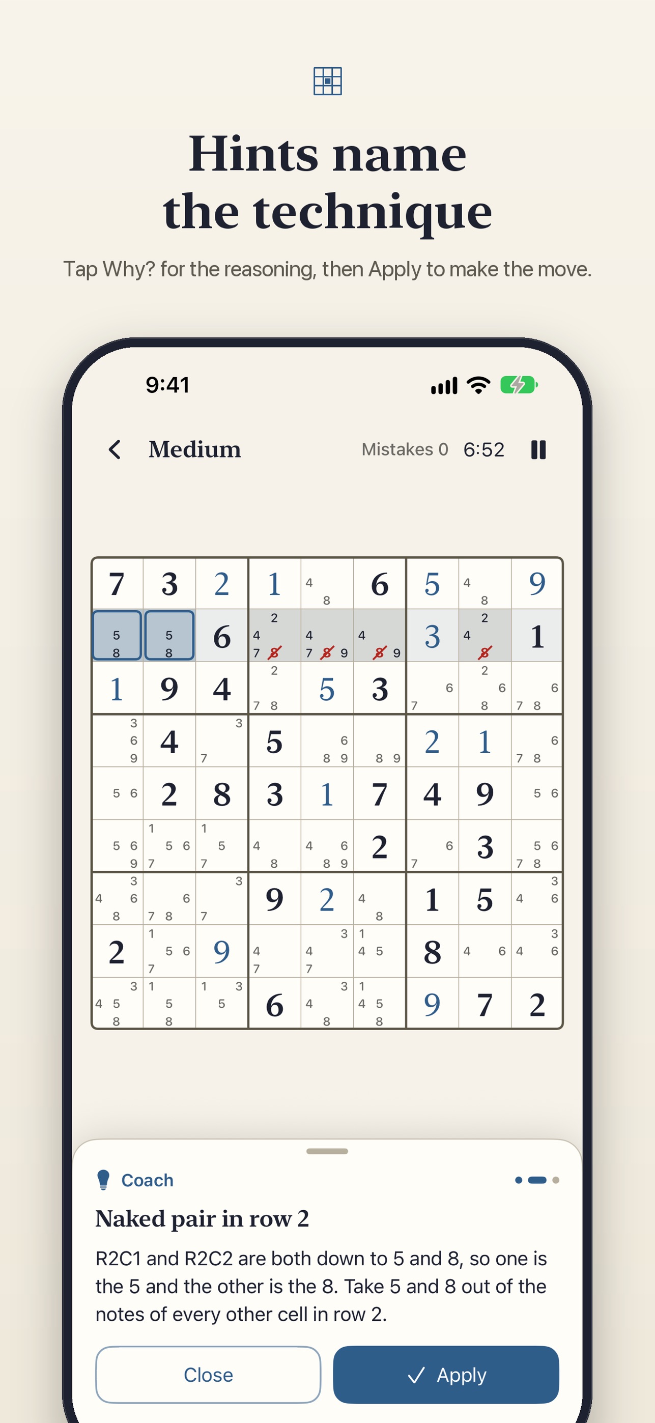 Screenshot 1 of Sudoku Sensei: Learn & Master