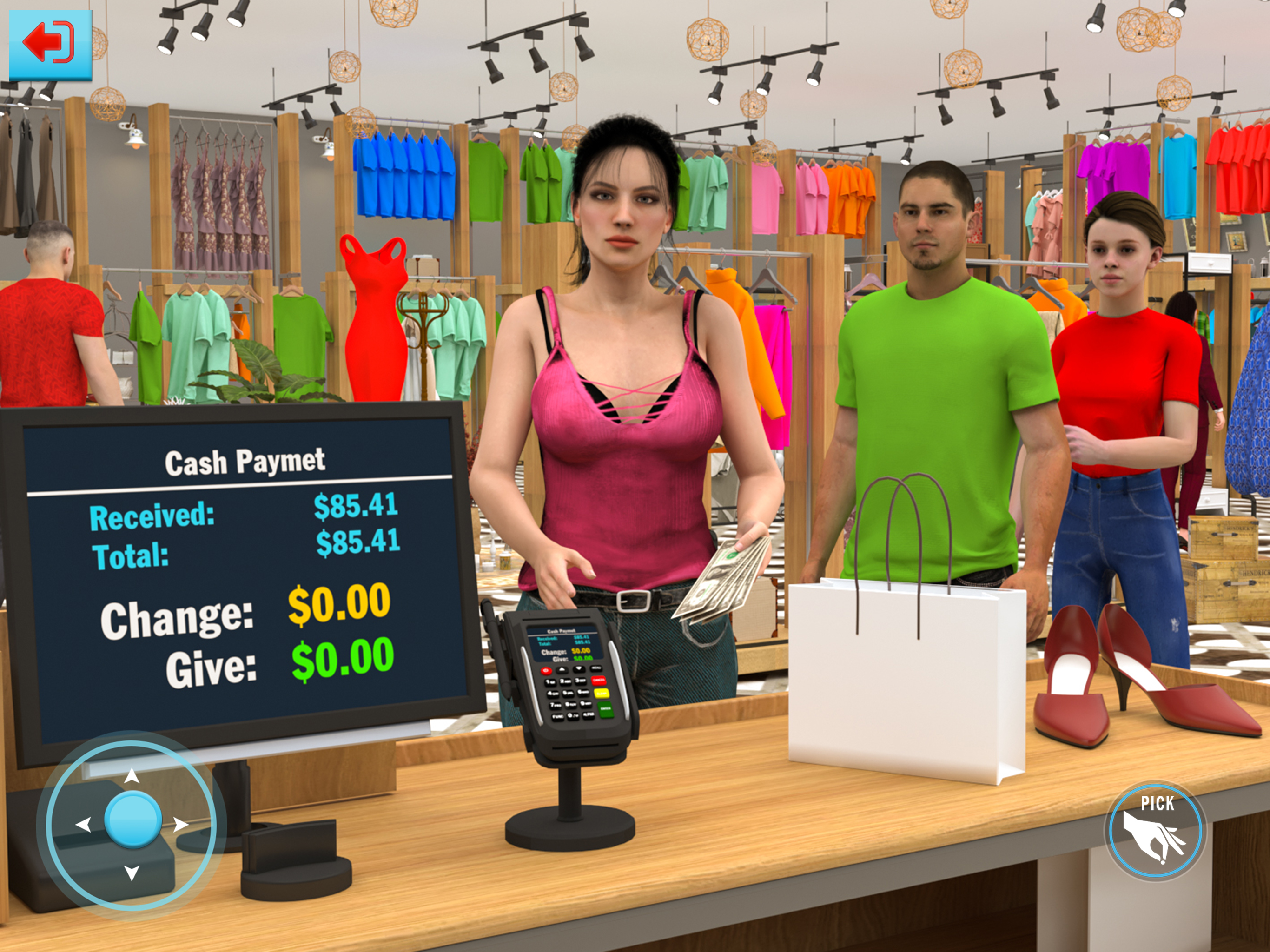 Clothing Store Sim Games 3D