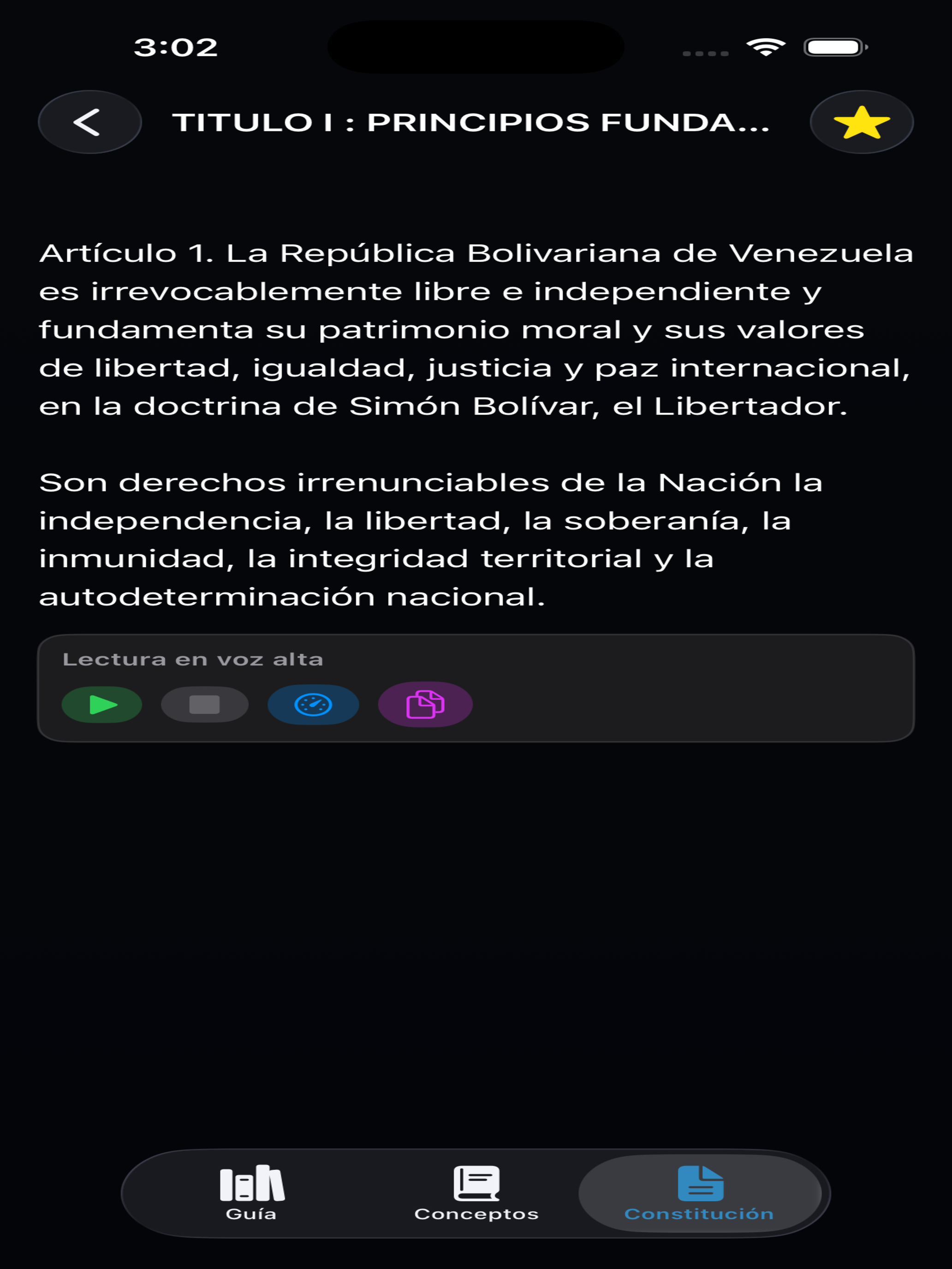Constitución de Venezuela screenshot 12