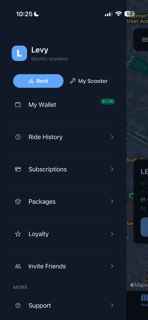 Levy Electric Scooters screenshot 2