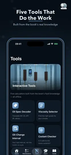 Screenshot von Engine Oil & Fluids Bible auf dem iPhone 2