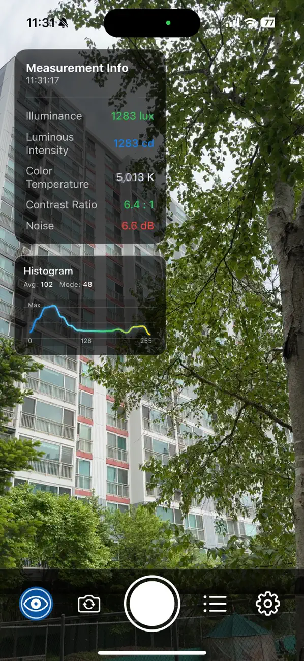 Screenshot #2 pour Light Scope - Lux Meter