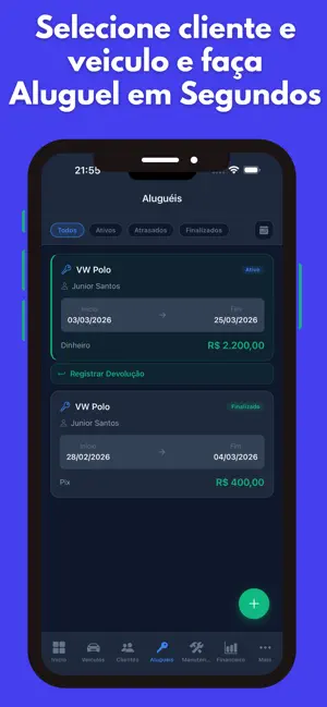LocaVeículos: Gestão de Frota screenshot 3