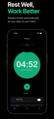 Focuso: Focus, Study & Relax Screenshot 6 of 8