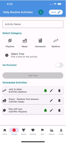 Happy Parenting Tracker screenshot