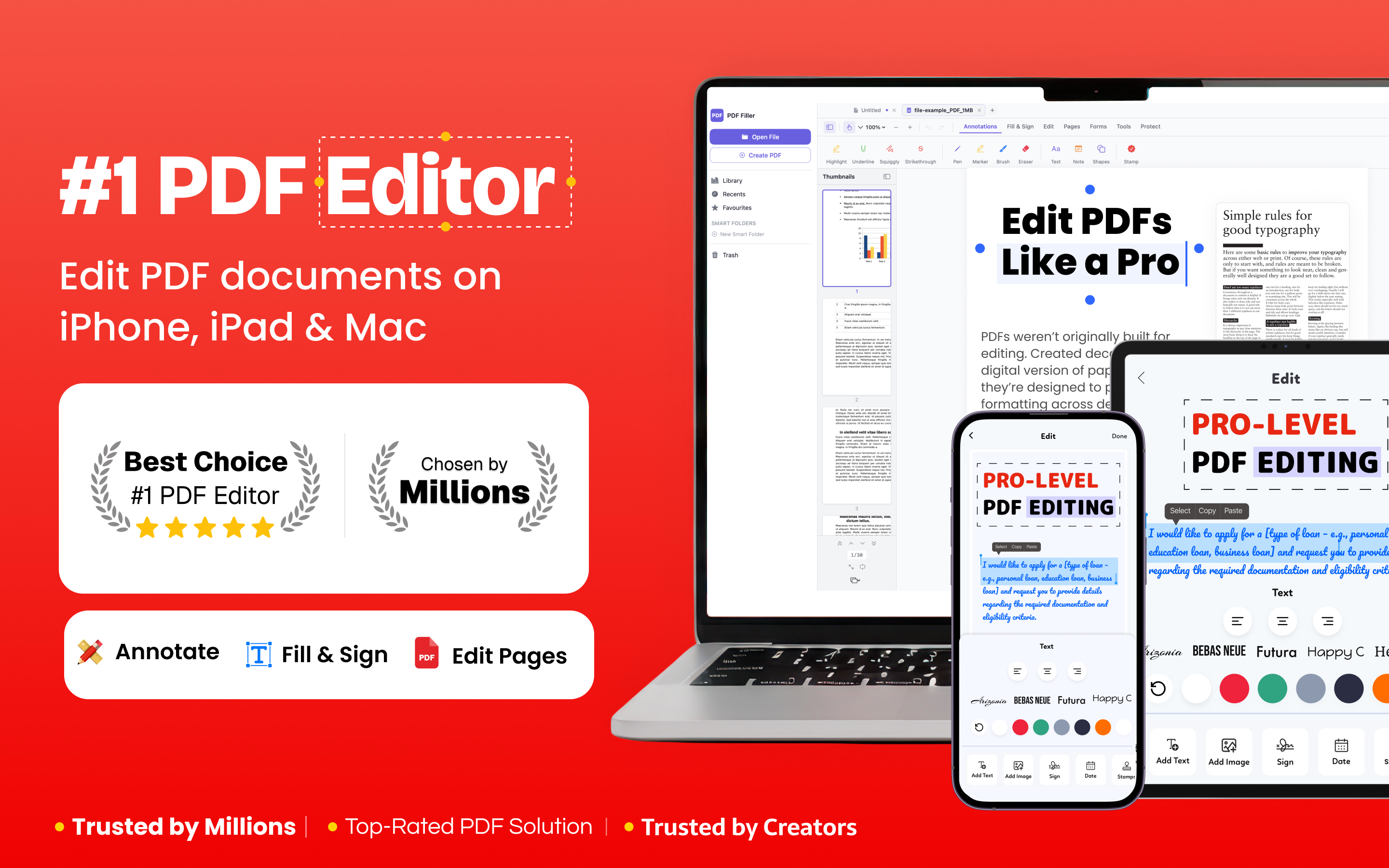 PDF Editor: Fill, Edit, e Sign