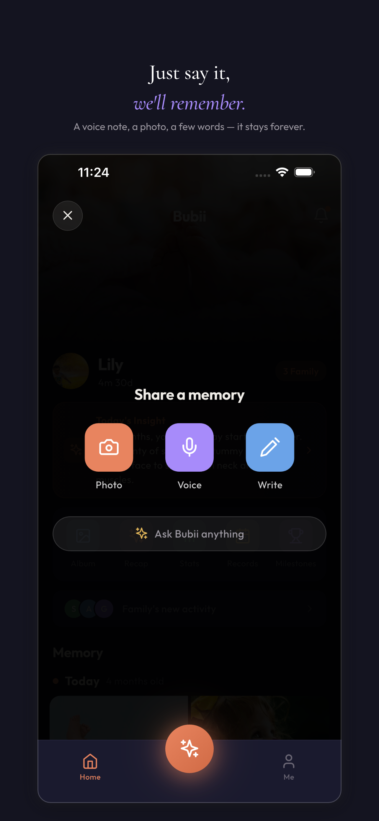 Bubii: AI Baby Tracker screenshot 3