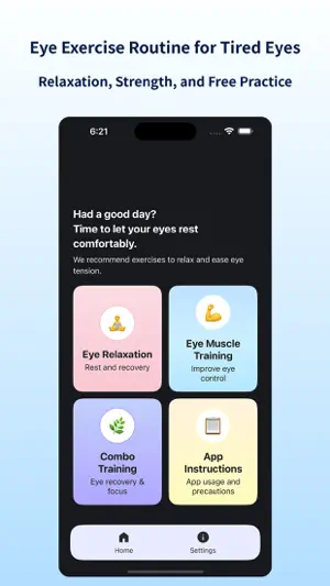 eyeStart screenshot 1