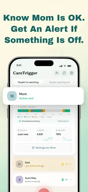 CareTrigger - Senior Safety screenshot 1
