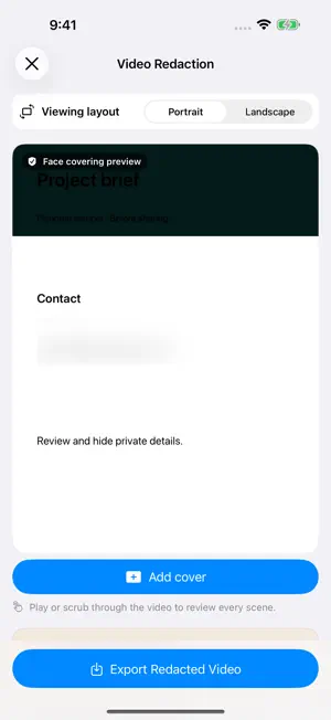 Video Blur: Cloakmark screenshot 2
