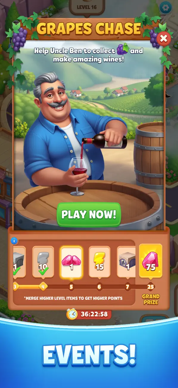 #3. Beachside Town: Merge Puzzle (iOS) Ved: GamesTown