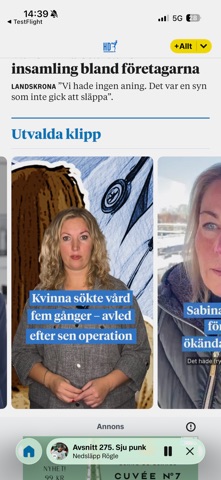 Helsingborgs Dagblad Screenshot 3 of 4