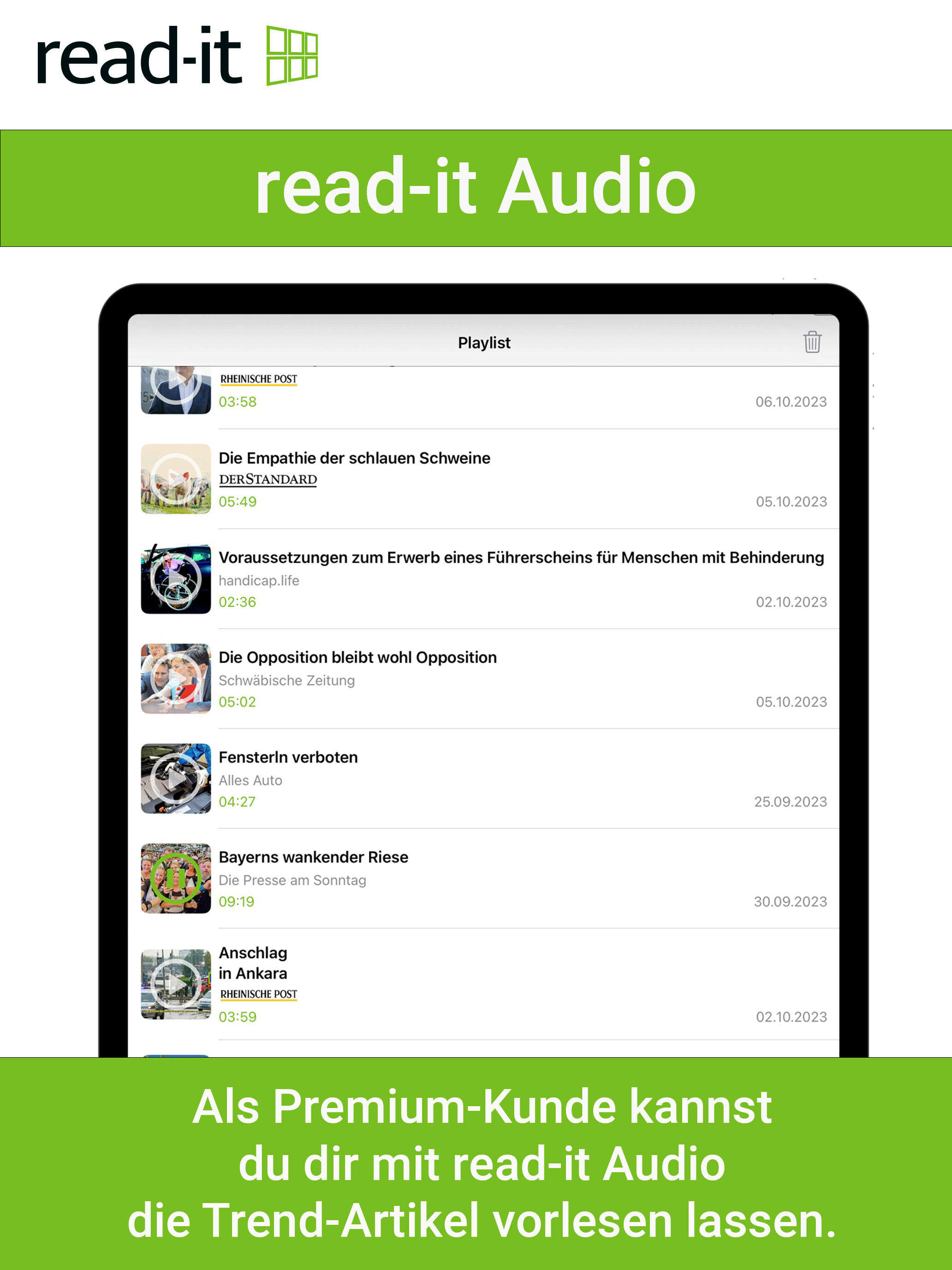 read-it: Zeitungen & Magazine
