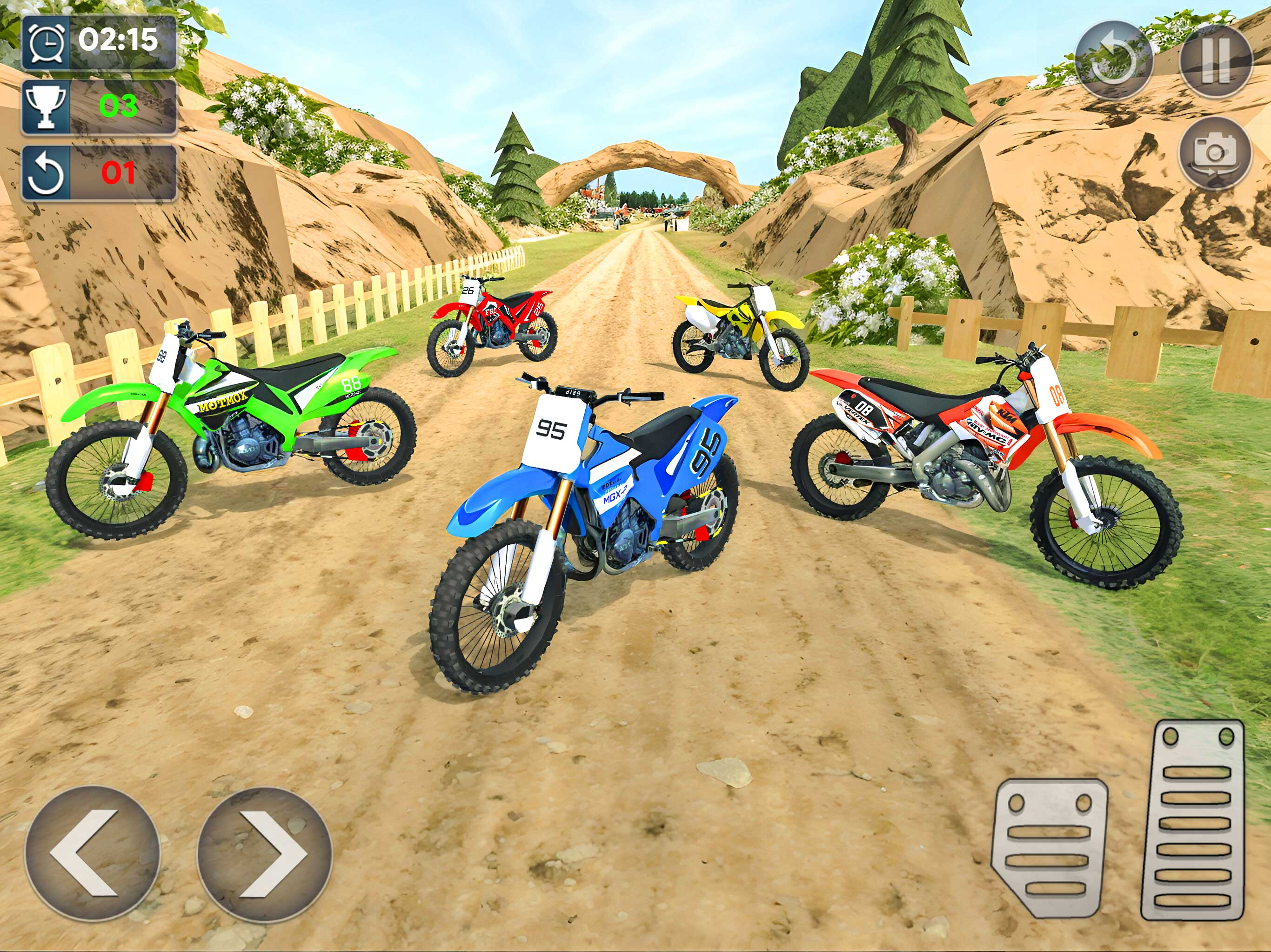 Dirt Bike Stunt Racing 3D screenshot 6