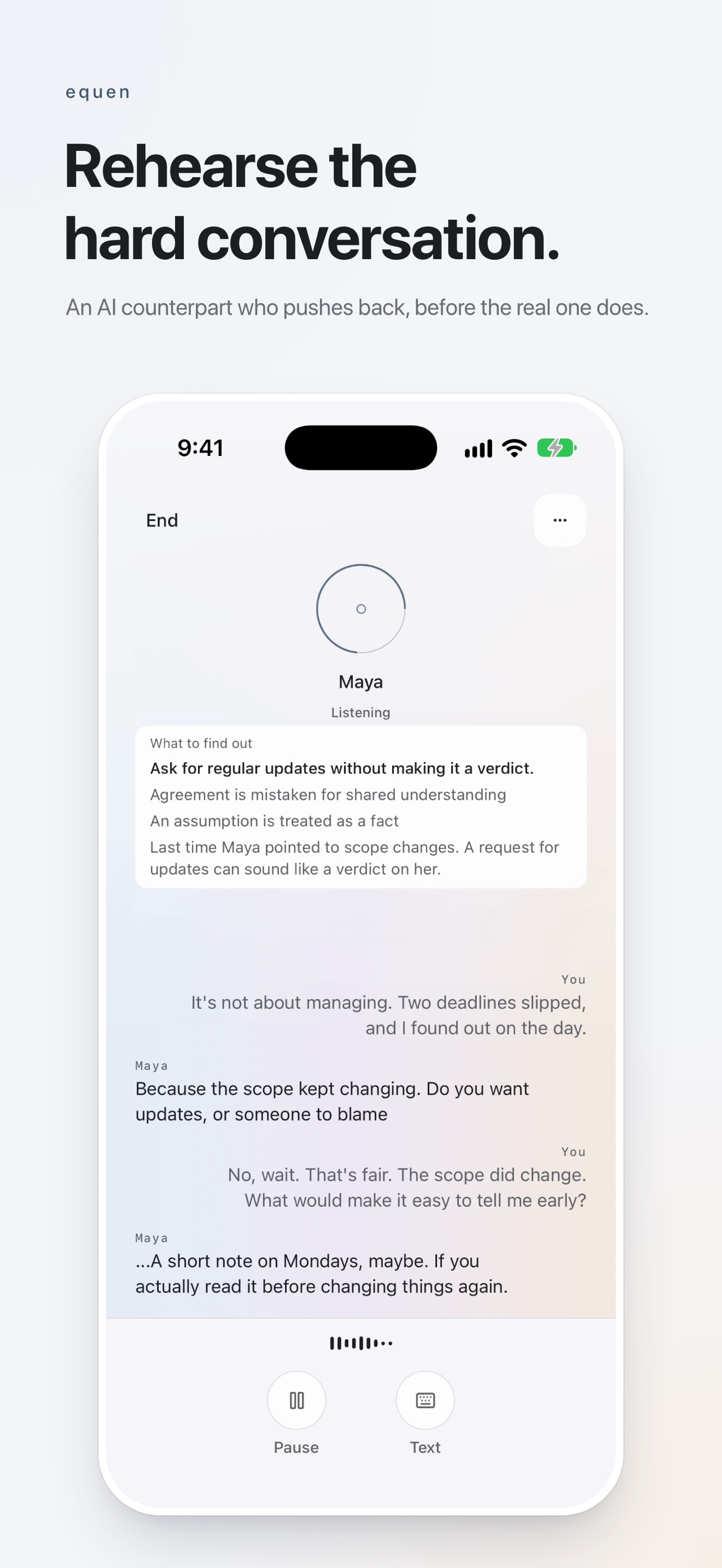 Screenshot 1 of equen