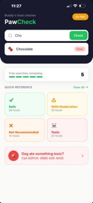 PawCheck — Dog Food Safety screenshot