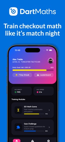 Dart Maths screenshot