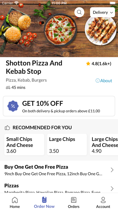 Shotton Pizza And Kebab Stop., Screenshot