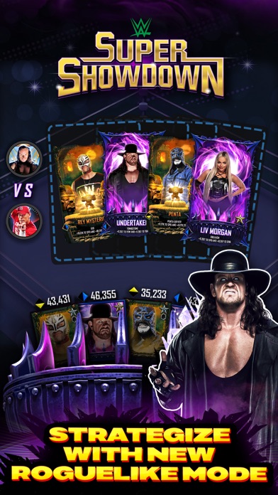 WWE SuperCard - Wrestling Game iPhone app afbeelding 2